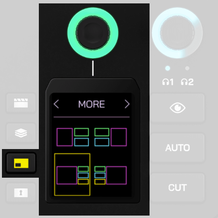RØDECaster Video multisource button